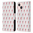 thumbnail image 1 of Head Case Designs Officially Licensed Liverpool Football Club Crest & Liverbird Patterns 1 White Leather Book Wallet Case Cover Compatible with Apple iPhone 13 Mini, 1 of 6