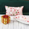 thumbnail image 3 of Christmas Pillow Covers 12x20 Set of 2 Pink Santa Claus Throw Pillows Farmhouse Cute Xmax Winter Seasonal Holiday Cushion Cases for Sofa Couch Home Decor, 3 of 6
