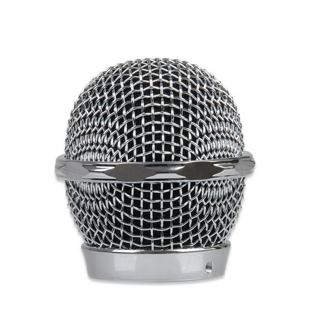 Tholdsy Microphone Mesh Head Portable Detachable Reusable Washable Accessories Mic Universal Heads Component Glossy Part Concert Type3 NO3