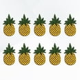 thumbnail image 2 of Glitter Decor Iron On Patches Embroidered Patches Sequins Pineapple Applique Jackets Jeans Bags Cloth T Shirt Sweater Bag Cloth Elbow Clothing Christmas Custom Decor 10pcs Pineapple Stickers, 2 of 7