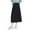 Black, variant on WCMZJ Women's Midi Skirt Elastic High Waist Pleated Skirt Knee Length Swing A-Line Casual Flowy Skirts 2025 Khaki M