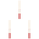 thumbnail image 1 of 1 par de mazos de tambor 5A baquetas de arce piezas de instrumentos musicales rojo, 1 of 5