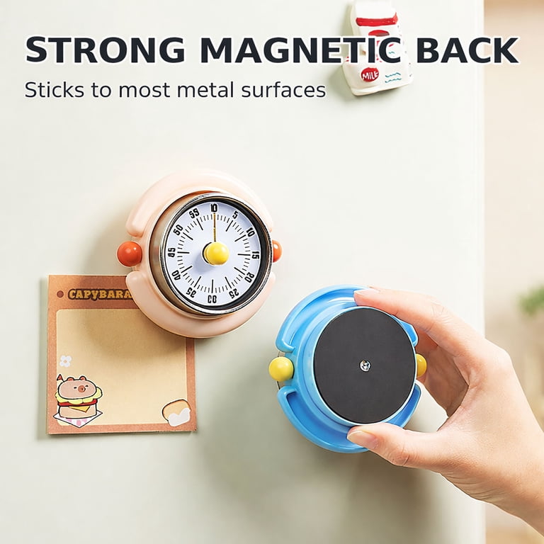 60 Minute Wind Up Timer, Mechanical Kitchen Timer with Magnetic