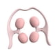 thumbnail image 2 of Rodillo de masaje multifuncional con puntos de presión y relajación muscular, rodillo de espuma manual. rosa, 2 of 9