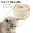 thumbnail image 3 of Ruiboury Professional Sisal Rope Cat Tree Rope Strong Tensile Resistance DIY Woven Style Scratching Pillar String Convenient Craft Strap 10 cm, 3 of 6