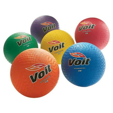 Voit® 8 1/2" Playground Balls - Rainbow Pack of 6