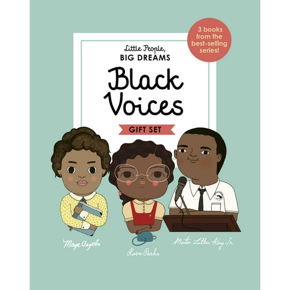 Little People, Big Dreams Little People, Big Dreams: Black Voices: 3 Books from the Best-Selling Series! Maya Angelou - Rosa Parks - Martin Luther, (Paperback)