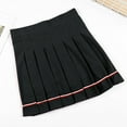 thumbnail image 4 of Pleated Skirts for Women High Waist School Uniform Mini Skirt with Built-in Short (Black XL), 4 of 4