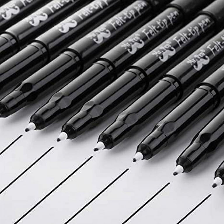 Mr. Pen- Pens, Black Gel Pens, 12 Pack, 0.7mm Fine Point, No Smear, Fast  Dry, Gel Ink Pens, Black Ink Pen, Pens Bulk, Gel pen, Black Pens, Pens for  Journaling, Retractable Pens