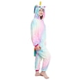 thumbnail image 2 of NewPlush Unisexe Unicorn Costumes Pyjamas, Adulte Femmes Hommes Grenouillère Cosplay Animal, 2 of 4