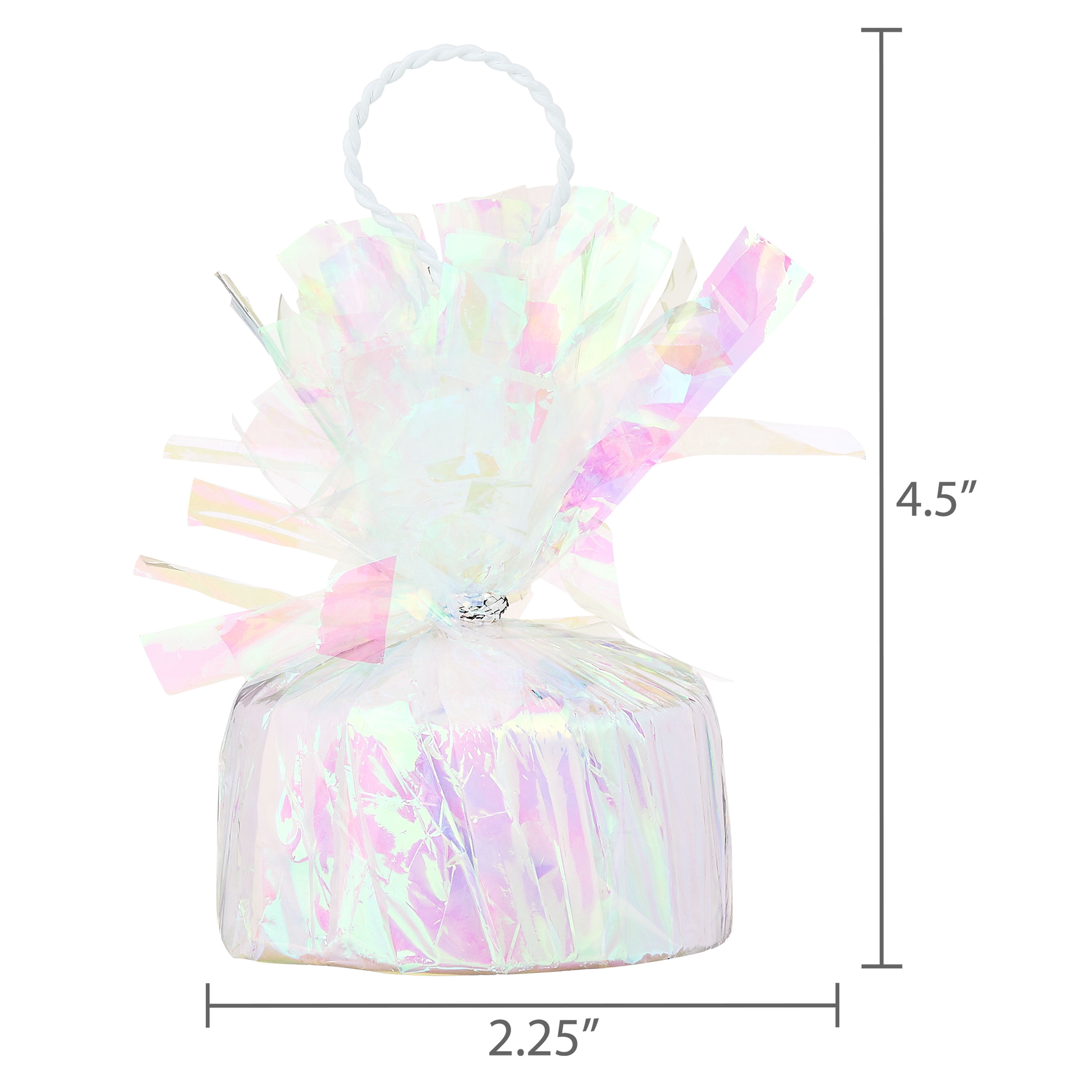 Iridescent Foil Balloon Weight, 1 Piece, by Way To Celebrate