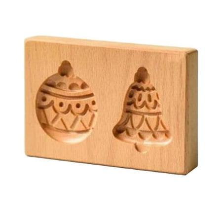 

FanSyZe Clearance Craft Cookie Cutters Shapes Mini Chaff Cutter Wooden Gingerbread Cookie Mold Santa Claus Cookie Mold D There Is A Certain Color Difference in The Original Wood