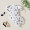 thumbnail image 6 of Tkrady Toddler Outfits for Girl New Short Sleeve Cartoon Graphic Tops Shorts Set, Sizes 0-18 Months, 6 of 6