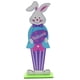 thumbnail image 2 of Decoración de madera para Pascua, diseño de escena de fiesta de madera, centro de mesa de madera, decoración de primavera para el hogar, diseño plegable, base de madera, para sala de estar., 2 of 9
