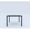 thumbnail image 4 of Tortuga Outdoor Lakeview Aluminum Modern 5 Piece Dining Set with Table and 4 Chairs, Charcoal Fabric, 4 of 10