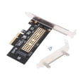 thumbnail image 2 of Adaptador M2 M.2 SSD Tarjetas de Expansión de Computadora Hugo Adaptador PCIE a NVMe M2, 2 of 6