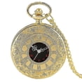thumbnail image 1 of Antique Retro Roman Numeral Display Quartz Pocket Watch, 1 of 5