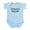 Sky Blue, variant on CafePress - Ironworker's Girl Infant Bodysuit - Baby Light Bodysuit, Size Newborn - 24 Months