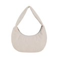 thumbnail image 1 of Bolso Hombro Diario para Mujer Bolso Masa Pana Color Sólido (blanco), 1 of 8