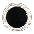 thumbnail image 4 of Sagebrook Home Metal 36" Swirl Mirror, Gold, 4 of 6