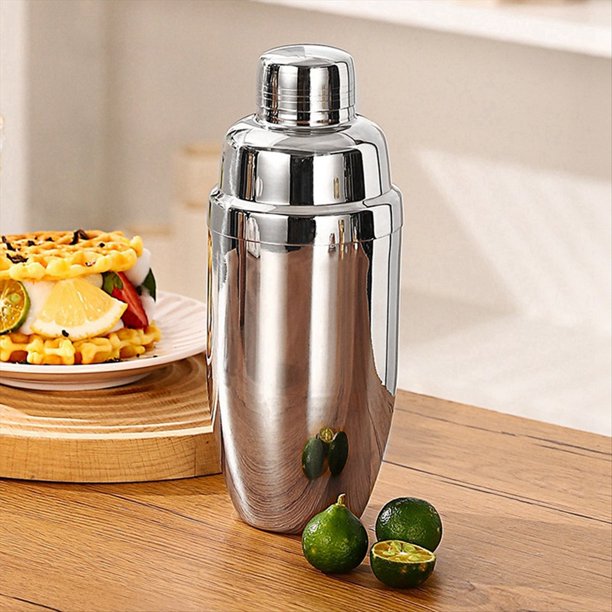Coctelera de Acero Inoxidable Estilo Europeo, No Magnética, Elegante, para Cócteles, Suministros de Bar, 750 Ml