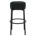 thumbnail image 5 of SAFAVIEH Couture Paisleigh Round Backless Bar Stool, Black, 5 of 11