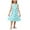 BlueA, variant on Agkizg Girls Sleeveless Tank Dresses Crewneck Floral Print Casual A Line Flower Girl Sundress Dresses