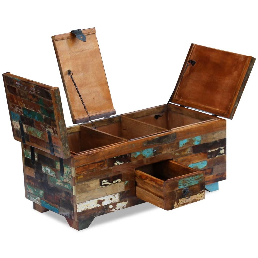Lowestbest Reclaimed Wood Coffee Table Box Chest, Storage Organizer Trunk Indoor Stand Lowestbest Reclaimed Wood Coffee Table Box Chest, Storage Organizer Trunk Indoor Stand
