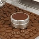 thumbnail image 2 of Distribuidor de Café en Polvo de Acero Inoxidable 304 con Tapa de Nogal, Nivelador de Café con Profundidad Ajustable, Apisonador Manual para Café Expreso, Color Plateado, C, 2 of 5