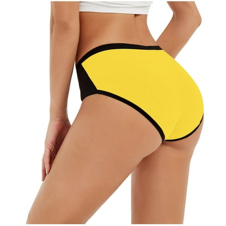 

Womens Panties Yellow Lace Panty M 1 Pack