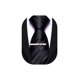 thumbnail image 1 of Corbata Barry.Wang de seda negra a rayas con clip 153x8 cm, 1 of 6