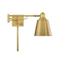 thumbnail image 3 of Trade Winds Lighting 1-Light Wall Sconce In Warm Brass, 3 of 6
