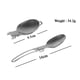 thumbnail image 5 of Mochila de utensilios de cocina, tenedor deportivo, cuchillo plegable de acero inoxidable, juego de cuchara y utensilios, cubiertos combinados para campamento y Picnic, 5 of 5