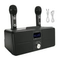 thumbnail image 2 of Wireless Microphone System, One Machine Multi Purpose Integrated Karaoke Sound  For Karaoke Black, 2 of 8
