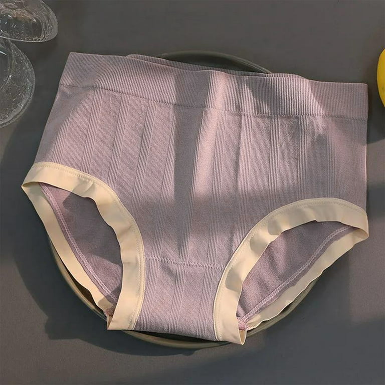 JDEFEG Lace Bikini Women Ice Silk Panties Mid Waist Breathable