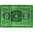 thumbnail image 1 of Ahgly Company Indoor Rectangle Persian Emerald Green Traditional Area Rugs, 3' x 5', 1 of 4