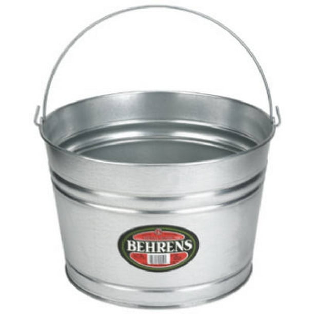 Behrens 4 Gallon Galvanized Sheet Steel Round Wash Tub