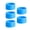 Blue, variant on Tennis Racquet Band, 5Pcs Sport Racket Handle Rubber Ring Stretchy Tennis Racquet Band Overgrips