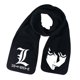 thumbnail image 1 of Bufanda Deaths Notes Anime Pashmina de peluche de invierno, 160 x 25 cm, 1 of 2