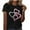 #173-Black, variant on Women Blessed Beyond Measure Funny Cute T Shirts for Women Cute Sleeved Tops, Summer T-Shirt for Leisure Outdoor Casual Wear Simple Heart Graphic Shirts Vacation Thankful Tee