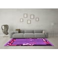 thumbnail image 3 of Ahgly Company Indoor Square Abstract Pink Modern Area Rugs, 7' Square, 3 of 4