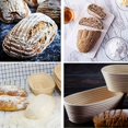 OvalShaped Natural Rattan Bread Proofing Basket with Liner Cloth