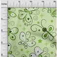 thumbnail image 2 of oneOone Viscose Chiffon Light Green Fabric Butterflies Sewing Craft Projects Fabric Prints By Yard 42 Inch Wide-JV, 2 of 6