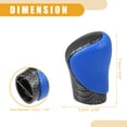 thumbnail image 5 of Unique Bargains Gear Shift Knob Car Inner Gear Shifter Knob for Lexus RC F 2015-2022 Faux Leather Plastic Blue, 5 of 7