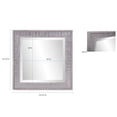 thumbnail image 3 of Tyler Dillon Metropolis Gray Framed Wall and Accent Mirror, 3 of 7