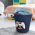 thumbnail image 2 of Your Zone Kids Gamer Felt Storage Basket with Handles, 2 of 4