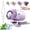 Purple, variant on 2026 New Car Clip On Air Conditioner Fan, Portable Car AC for Car, Car Fan LED Display, 360° Rotation, 199 Speeds, USB Recharge Portable Air Conditioner for Car, AC Fan for Vehicle Travel (White)