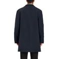thumbnail image 3 of Lars Amadeus Men's Trench Coat Slim Fit Single Breasted Warm Long Overcoat, 3 of 7