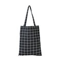 thumbnail image 1 of Guardurnaity Bolso de hombro de lona, ​​bolso de un solo hombro, bolso de mano para estudiantes, bolso de vacaciones, oficina, moda, bolsa de gran Bolsas de mensajero y de hombro Cuadros negros Guardurnaity AP011170-03, 1 of 6