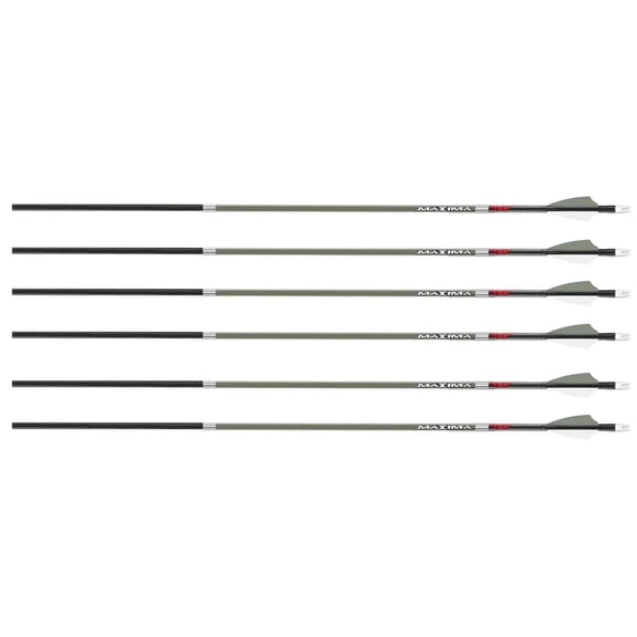 Carbon Express Maxima RED .350 Arrows 6-Pack - Olive Drab
